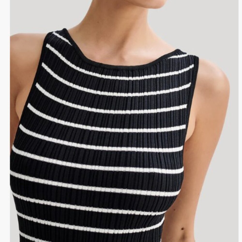 MESHKI SEEMA SLEEVELESS KNIT MAXI DRESS - Picture 3 of 5